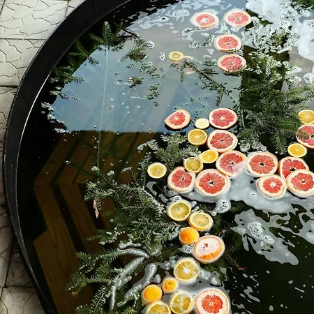 Holiday home Vysoka Brama дерев'яний будиночок з чаном