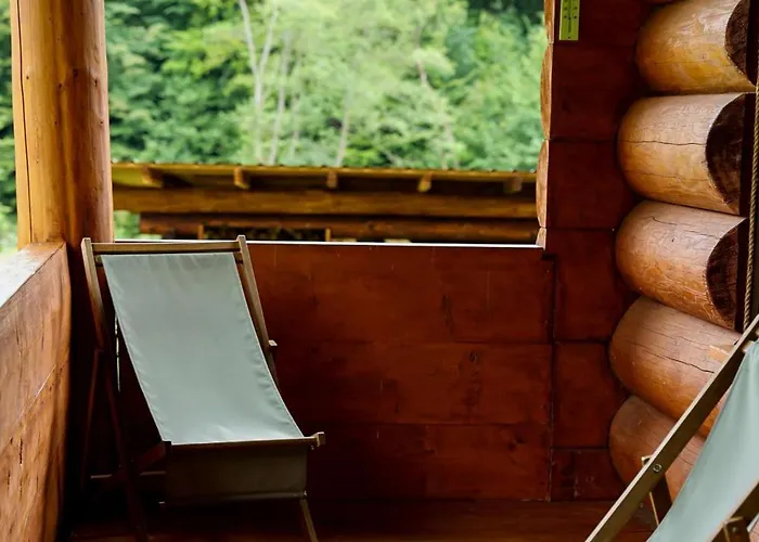 Holiday home Vysoka Brama дерев'яний будиночок з чаном Oriv