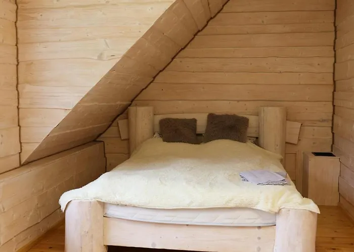 Holiday home Vysoka Brama дерев'яний будиночок з чаном *