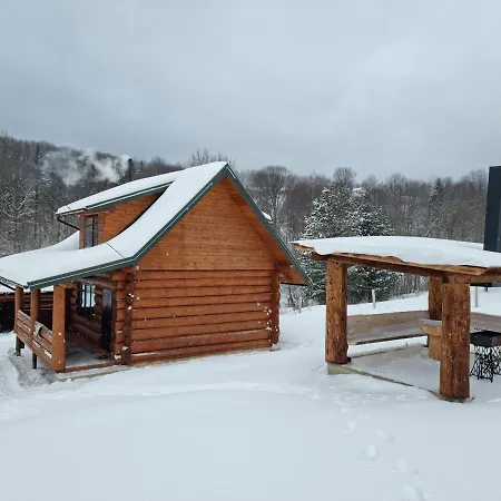 Holiday home Vysoka Brama дерев'яний будиночок з чаном